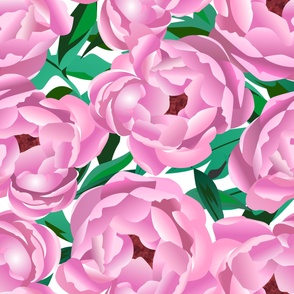 The Peonies 034 Textile Design, Fabric Design