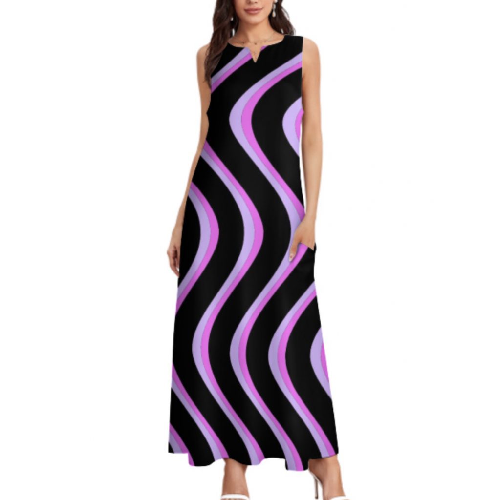 Curved Rhythm Collection of Textile Design, Surface Pattern Design