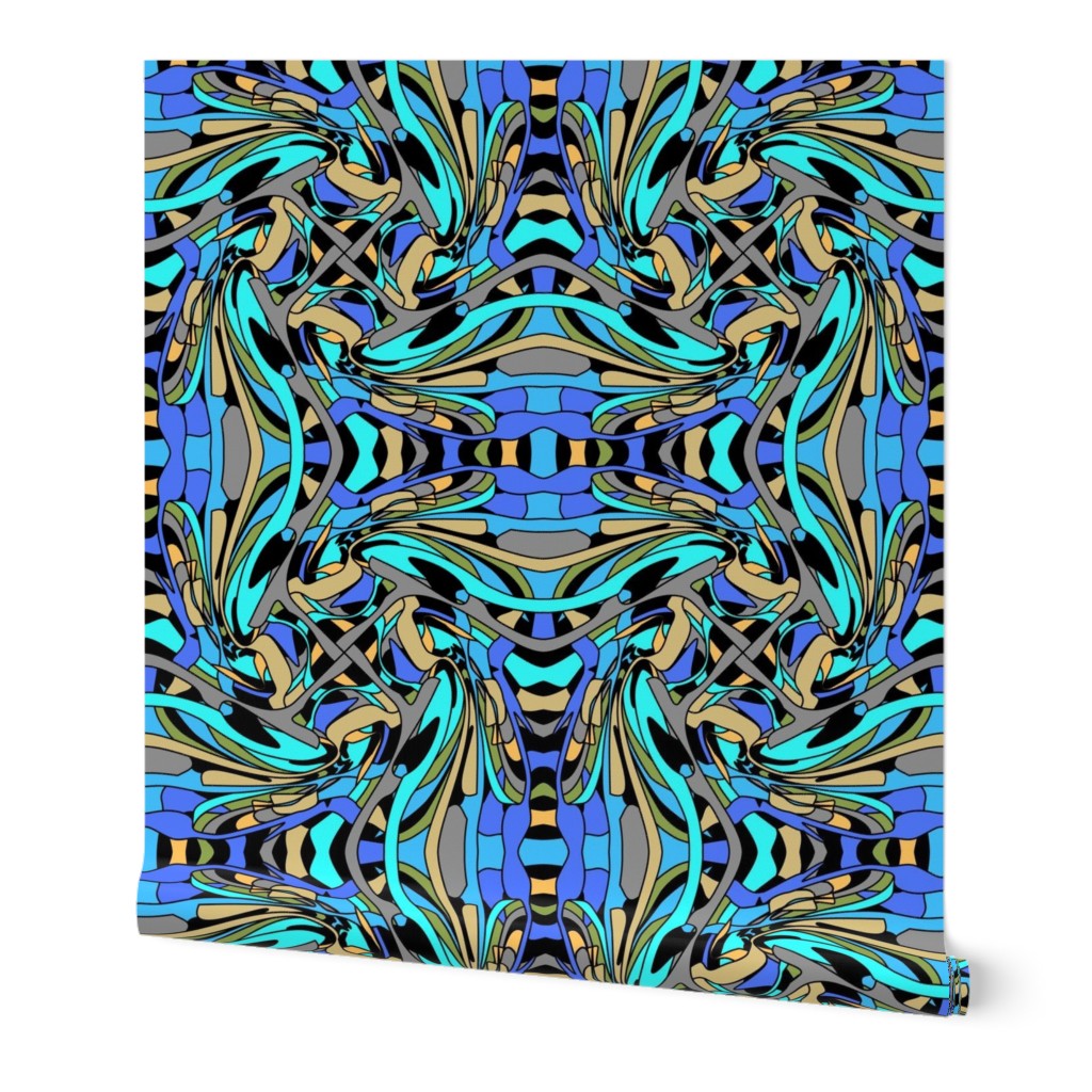Modern Nouveau Collection, Surface Pattern Design, Textile Design, Fabric Design
