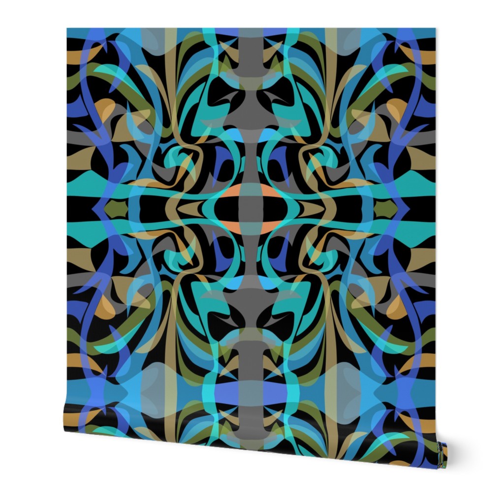Modern Nouveau Collection, Surface Pattern Design, Textile Design, Fabric Design