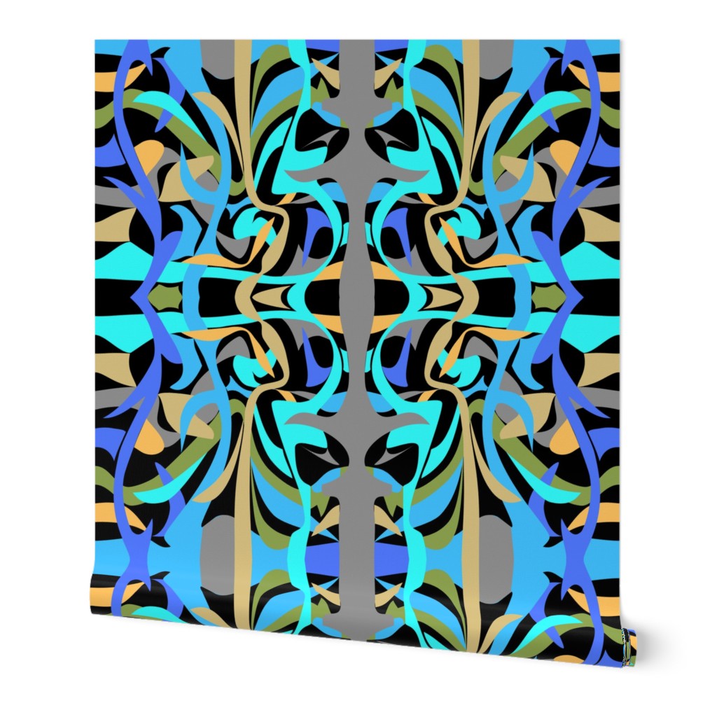 Modern Nouveau Collection, Surface Pattern Design, Textile Design, Fabric Design