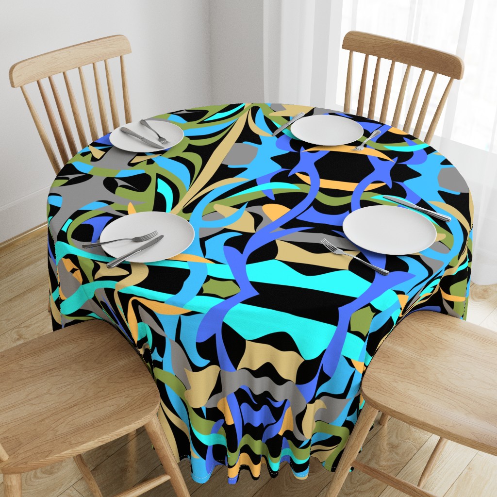 Modern Nouveau Collection, Surface Pattern Design, Textile Design, Fabric Design