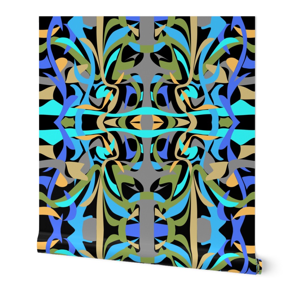 Modern Nouveau Collection, Surface Pattern Design, Textile Design, Fabric Design