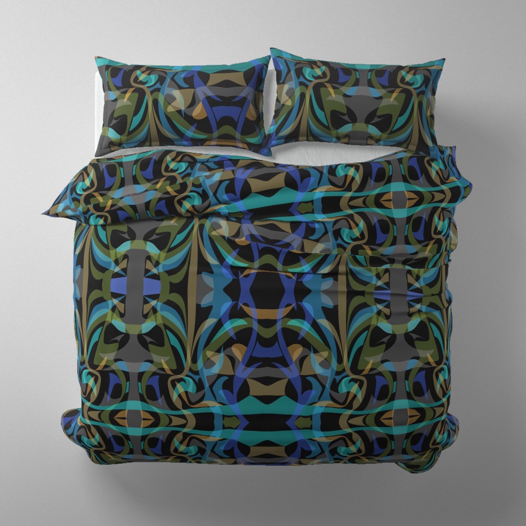 Modern Nouveau Collection, Surface Pattern Design, Textile Design, Fabric Design