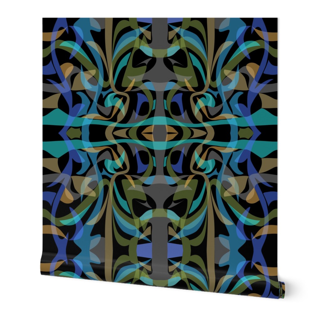 Modern Nouveau Collection, Surface Pattern Design, Textile Design, Fabric Design