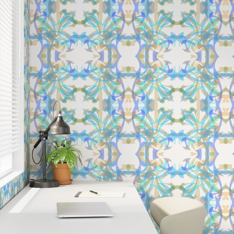 Modern Nouveau Collection, Surface Pattern Design, Textile Design, Fabric Design