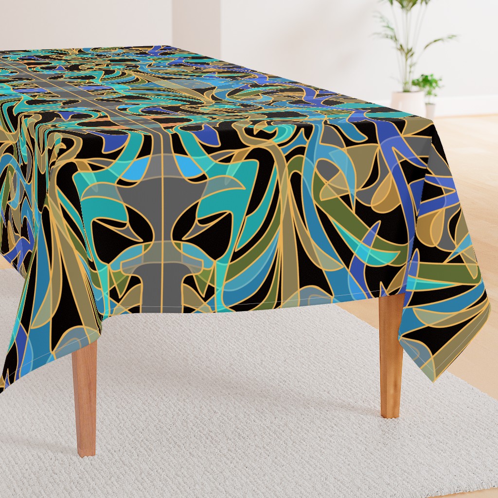 Modern Nouveau Collection, Surface Pattern Design, Textile Design, Fabric Design