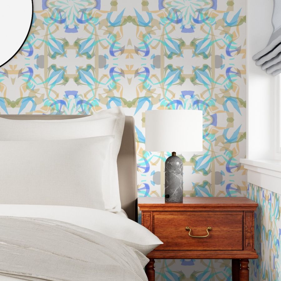 Modern Nouveau Collection, Surface Pattern Design, Textile Design, Fabric Design