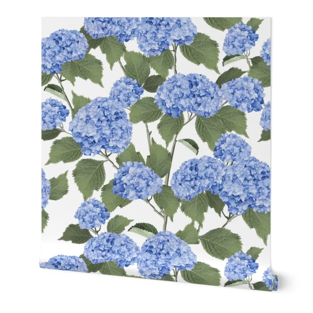 Hydrangea, Hydrangeas, textile design, surface pattern design
